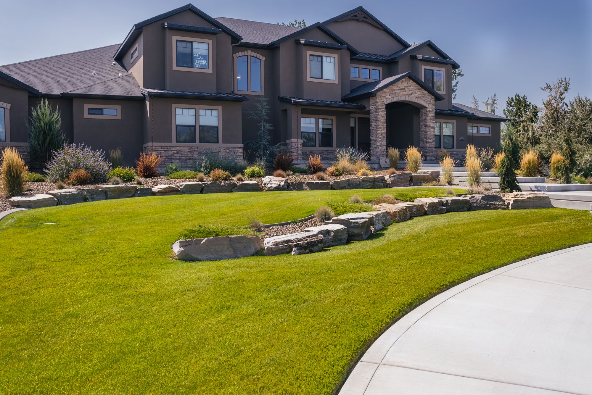 Expert residential landscaping done by Rustic Ridge Landscapes near Twin Falls, ID.