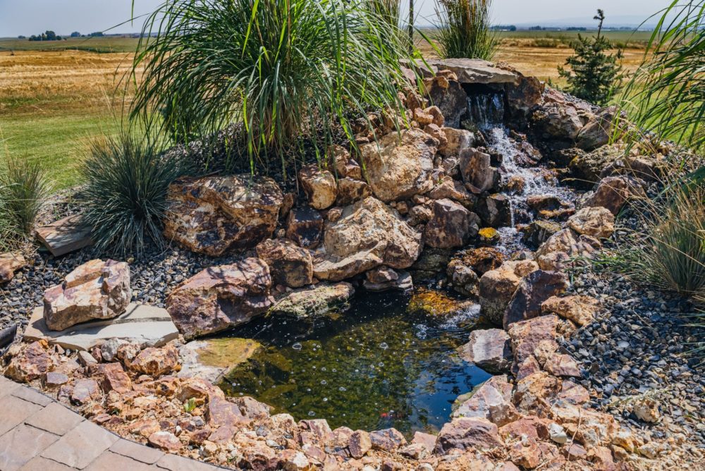 Beautiful landscaping near Twin Falls, ID.